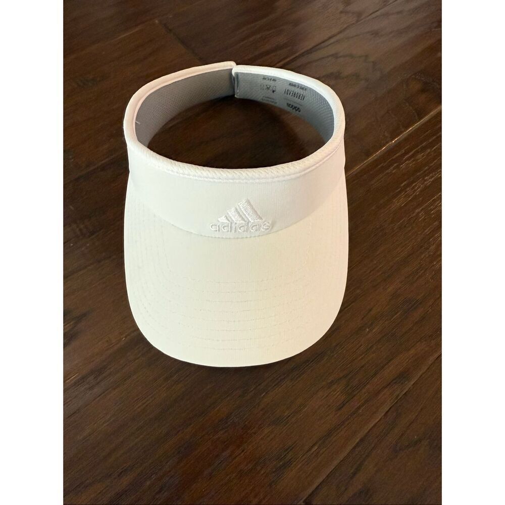 Adidas White Aeroready Classic Visor